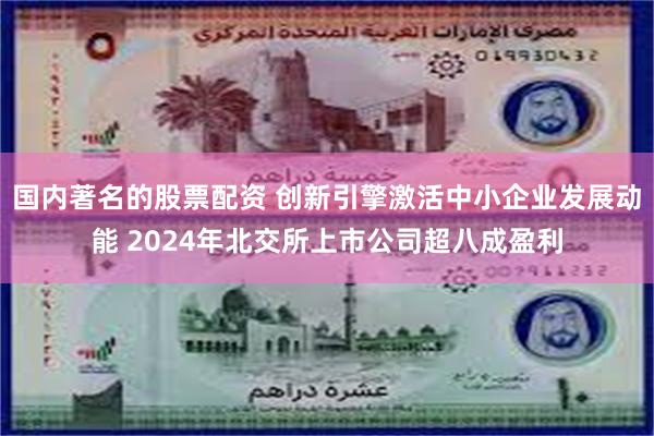 国内著名的股票配资 创新引擎激活中小企业发展动能 2024年北交所上市公司超八成盈利