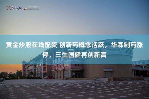 黄金炒股在线配资 创新药概念活跃，华森制药涨停，三生国健再创新高