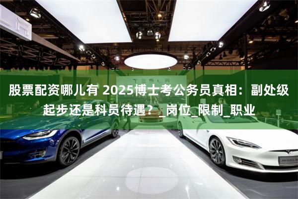 股票配资哪儿有 2025博士考公务员真相：副处级起步还是科员待遇？_岗位_限制_职业