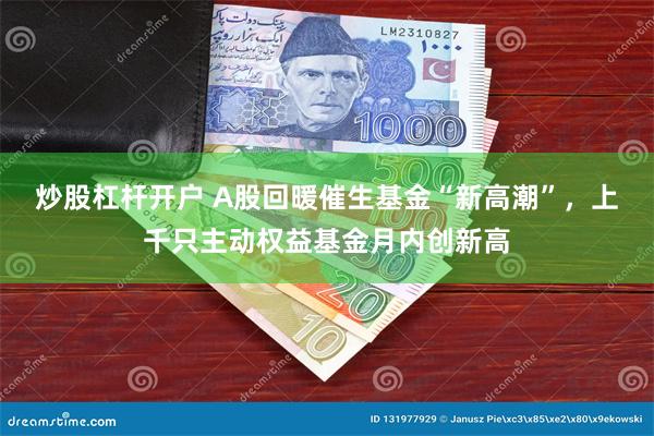 炒股杠杆开户 A股回暖催生基金“新高潮”，上千只主动权益基金月内创新高