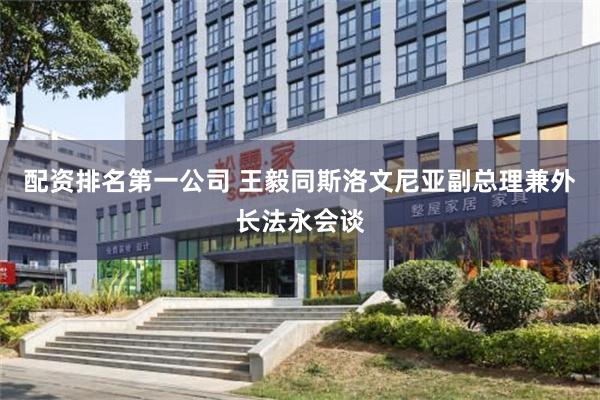 配资排名第一公司 王毅同斯洛文尼亚副总理兼外长法永会谈