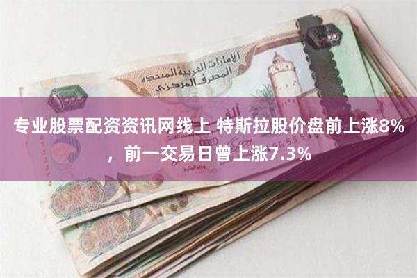 专业股票配资资讯网线上 特斯拉股价盘前上涨8%，前一交易日曾上涨7.3%