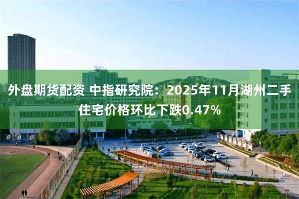 外盘期货配资 中指研究院：2025年11月湖州二手住宅价格环比下跌0.47%